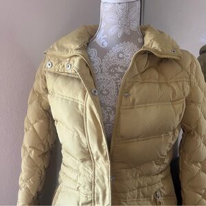 Kenneth Cole Women's Puffer Jacket in Yellow